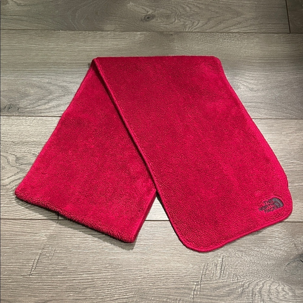 The North Face Vibrant Red Fleece Scarf
